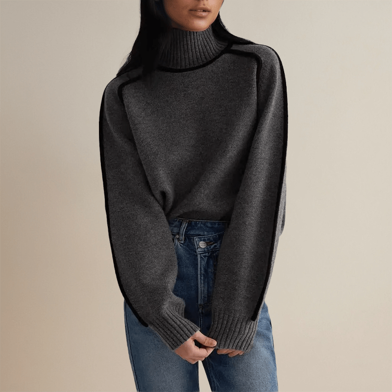 Drune | Luxuriöser Cashmere Couture Rollkragenpullover