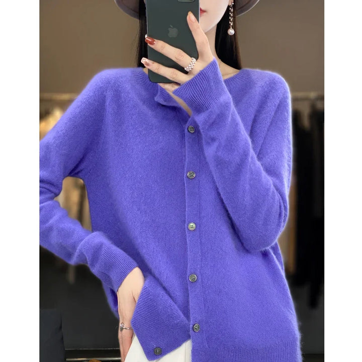 Drune | Damen Pure Merino Kaschmir Cardigan