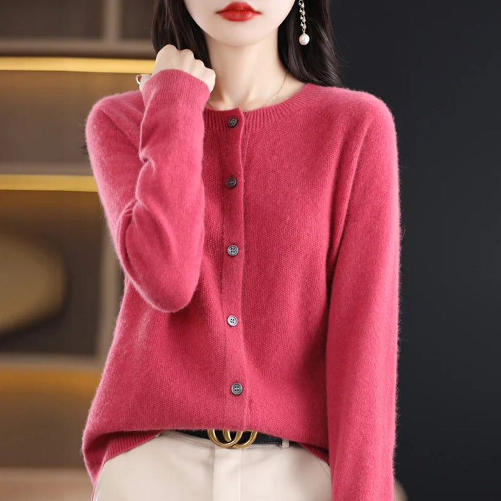 Drune | Damen Pure Merino Kaschmir Cardigan