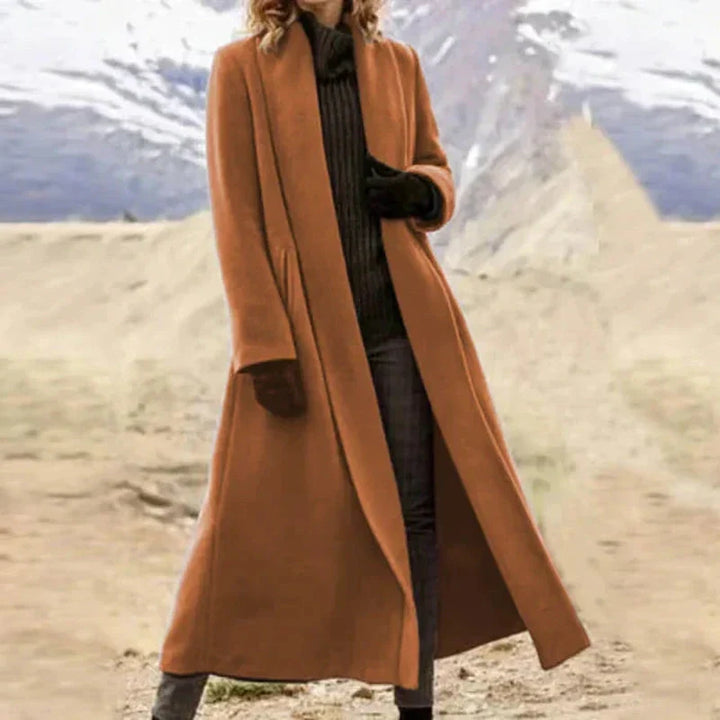 Drune | Langer und zeitloser Wollmantel für eleganten Stil