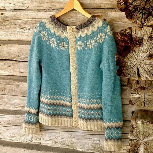 Drune | Gemütliche isländische Wollcardigan für Wärme
