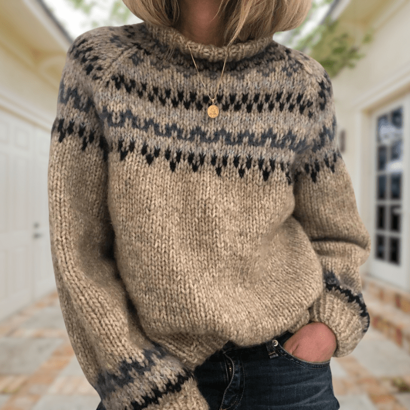 Drune | Bequemer Wollpullover inspiriert vom isländischen Design