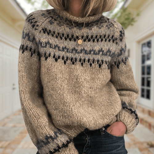 Drune | Bequemer Wollpullover inspiriert vom isländischen Design