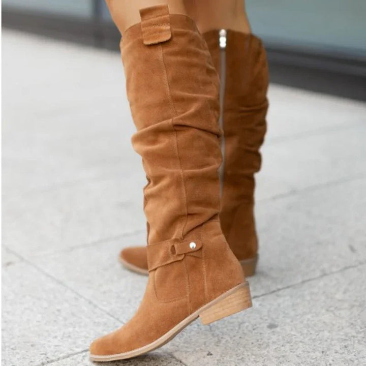 Drune | Schicke Retro-Suede-Stiefel für stilvolle Winterlooks
