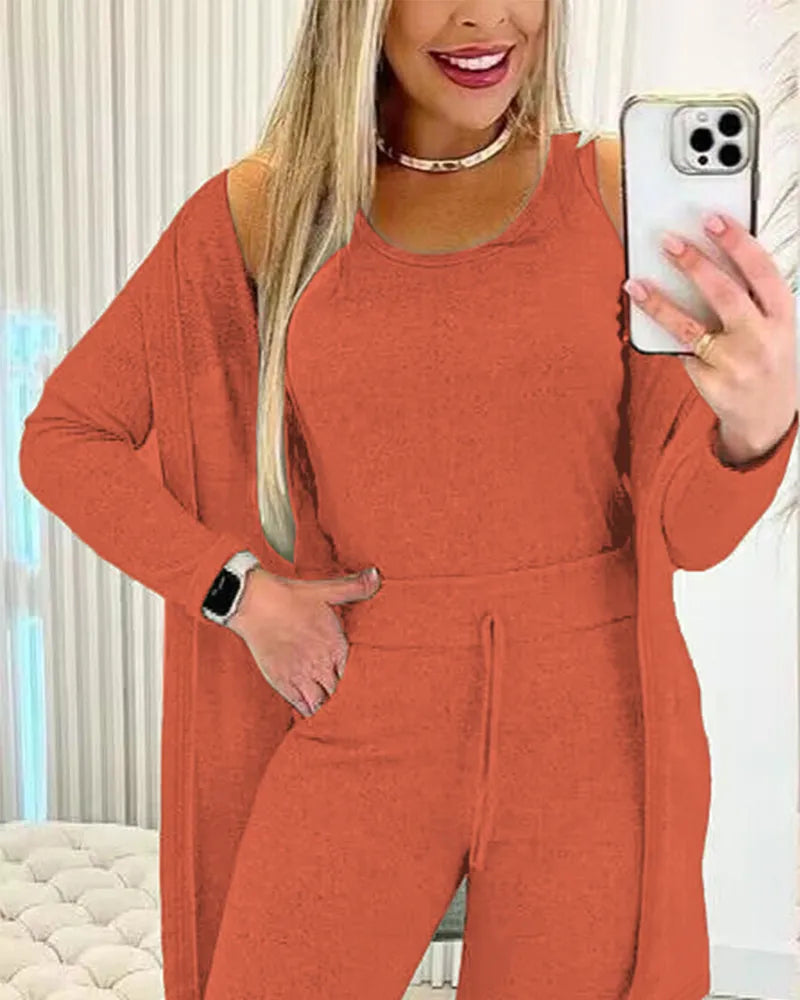 Drune | Stilvolles Elegantes Tricolor Set Für Frauen