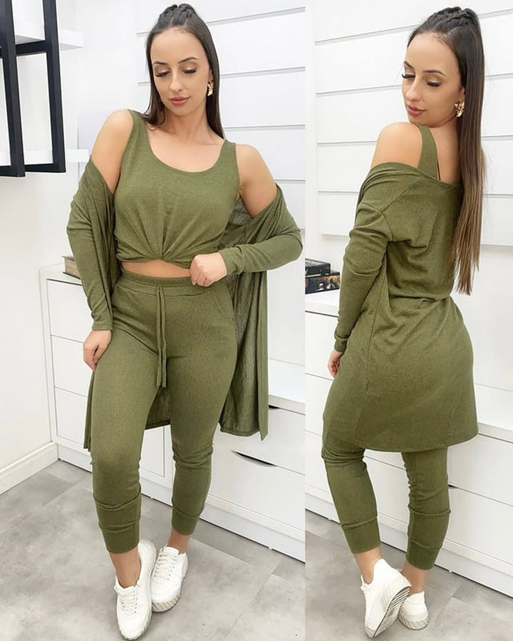 Drune | Stilvolles Elegantes Tricolor Set Für Frauen