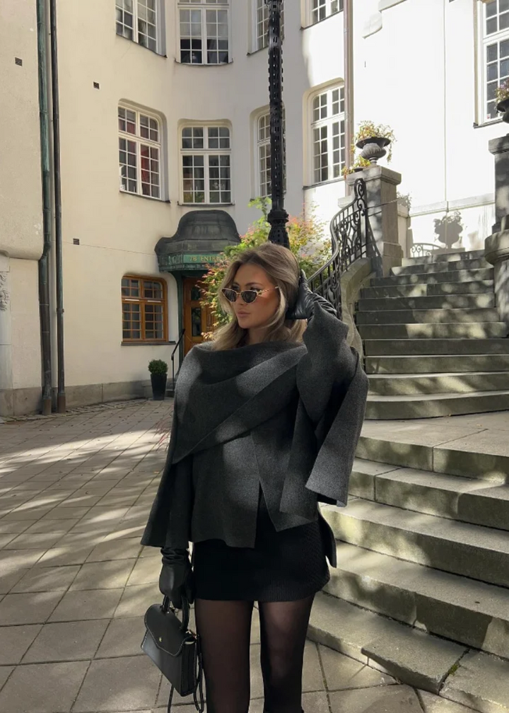 Drune | Luxuriöser Cape-Mantel Elegante & Zeitlose Oberbekleidung