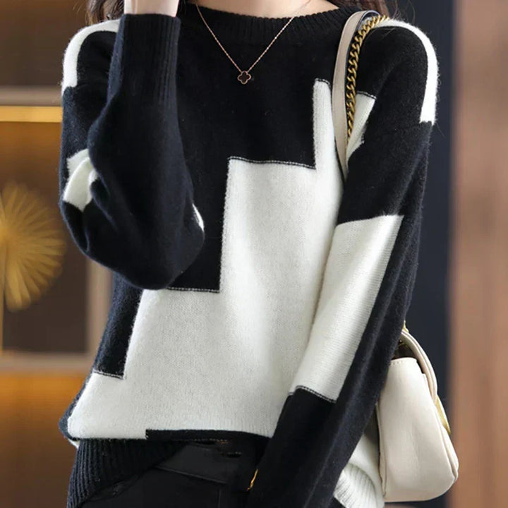 Drune | Eleganter Langarm Damenpullover Gemütlich, Stilvoll & Vielseitig