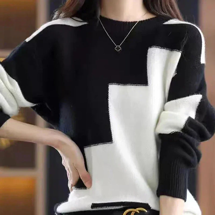 Drune | Eleganter Langarm Damenpullover Gemütlich, Stilvoll & Vielseitig