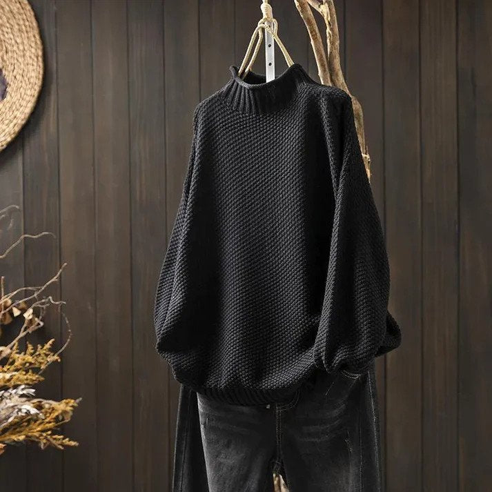 Drune | Damen Gemütlicher Strick-Pullover mit Rollkragen Stilvoll & Warm