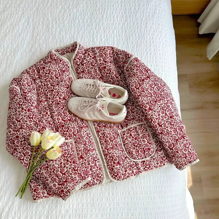 Drune | Gestepptes Blumenjacke