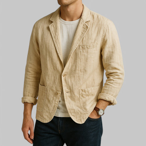 Drune | Leichte Strickjacke aus Leinenmischung