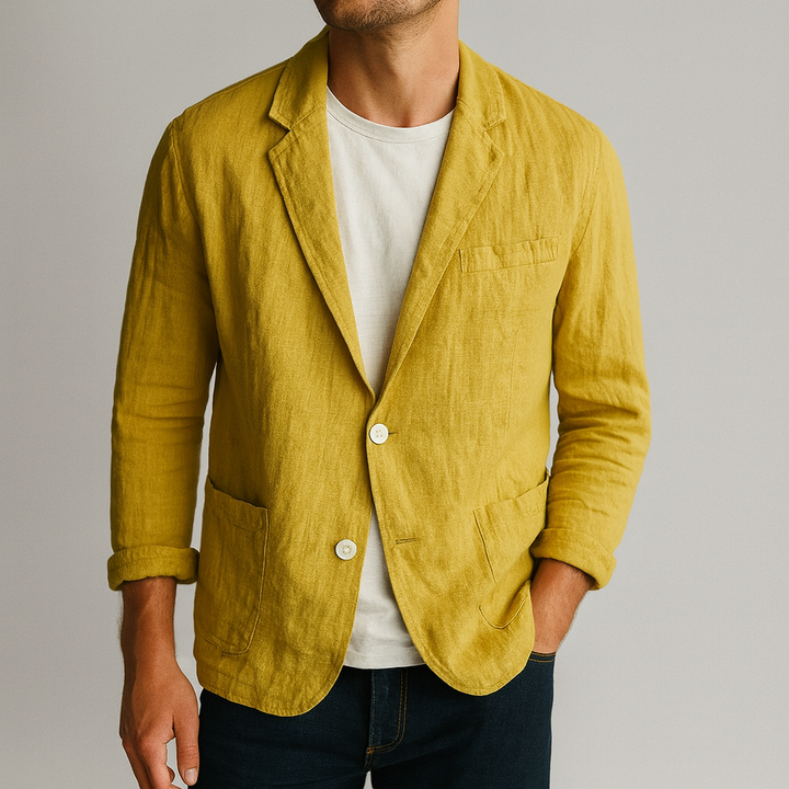 Drune | Leichte Strickjacke aus Leinenmischung