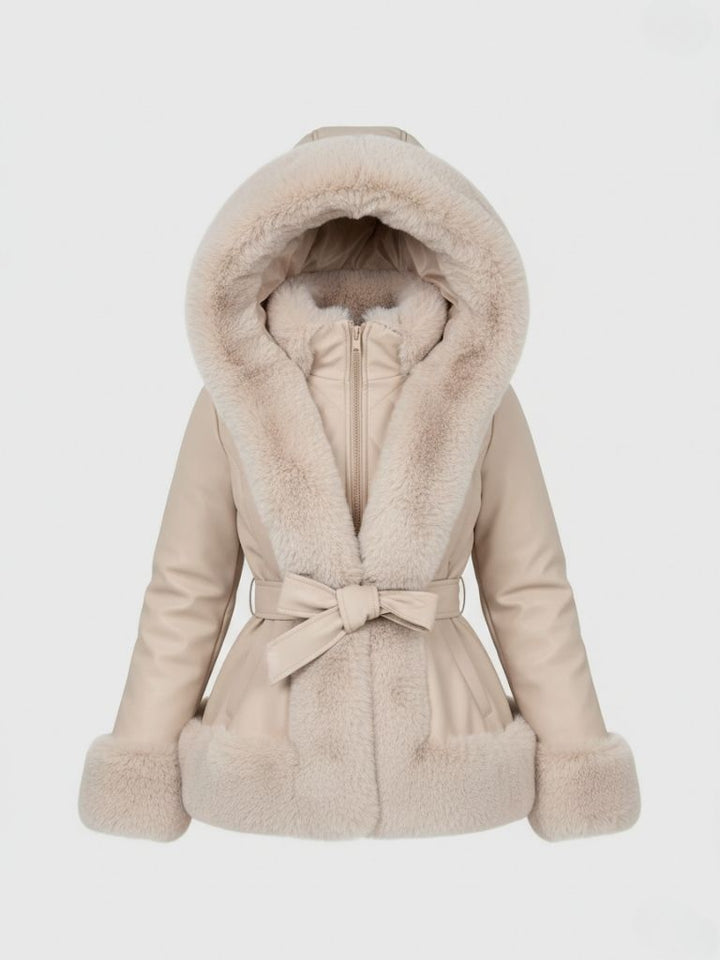 Drune | Wintermantel für Frauen mit Kapuze, elegant und bequem