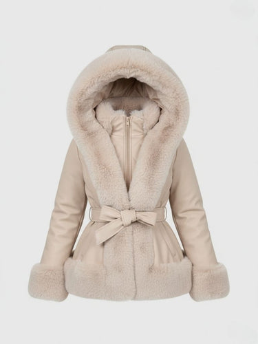 Drune | Wintermantel für Frauen mit Kapuze, elegant und bequem