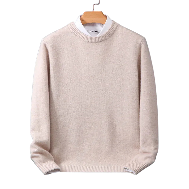 Drune | Eleganter klassischer Rundhalsausschnitt Pullover