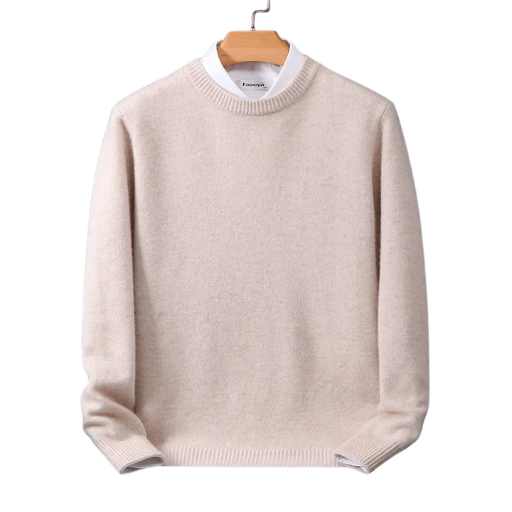 Drune | Eleganter klassischer Rundhalsausschnitt Pullover
