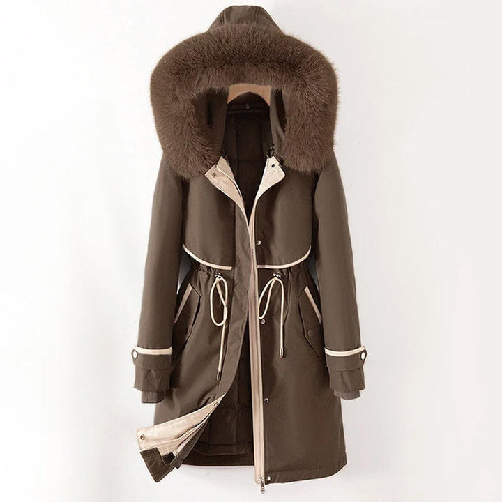 Drune | Futterierter Kapuzen Winterparka Für Damen