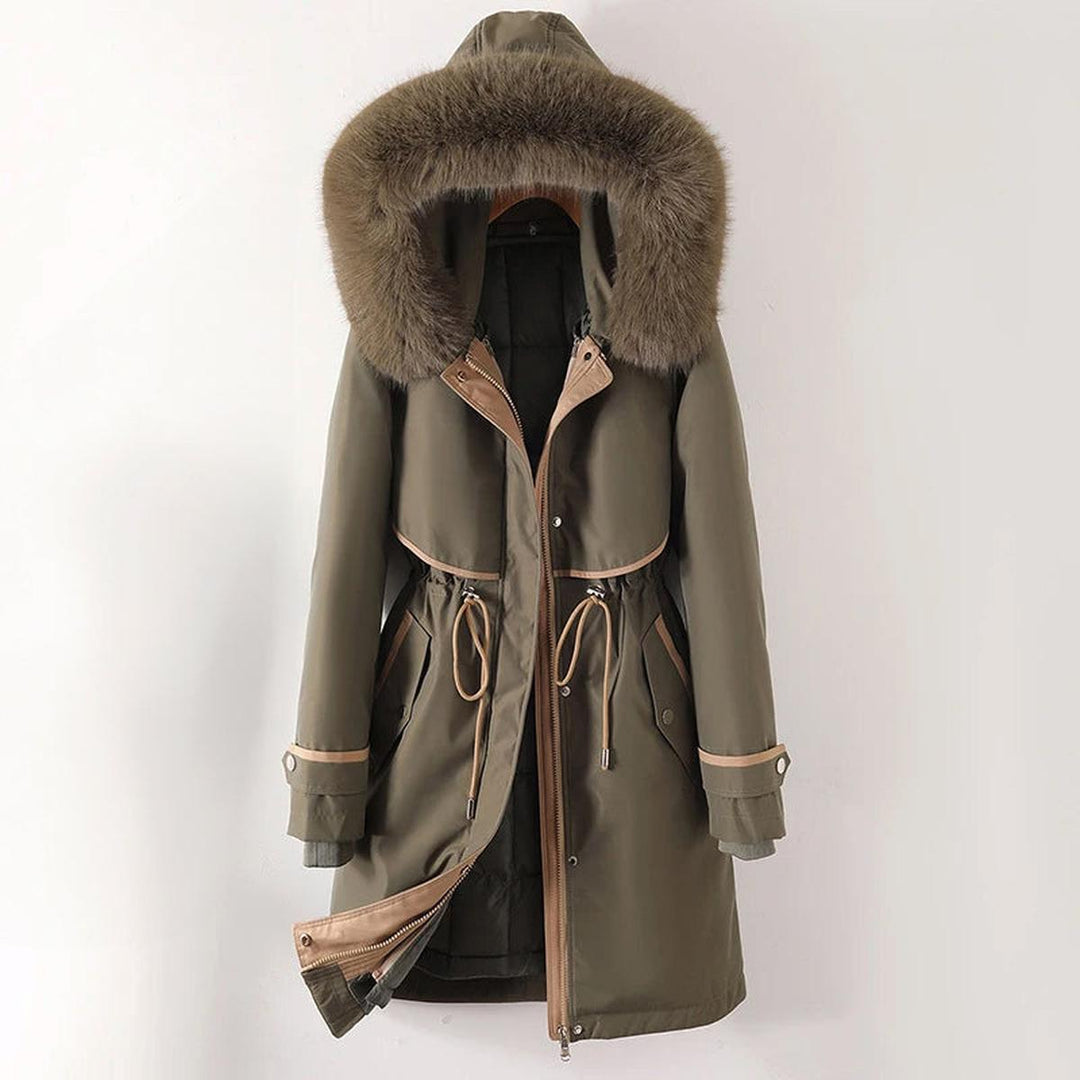 Drune | Futterierter Kapuzen Winterparka Für Damen