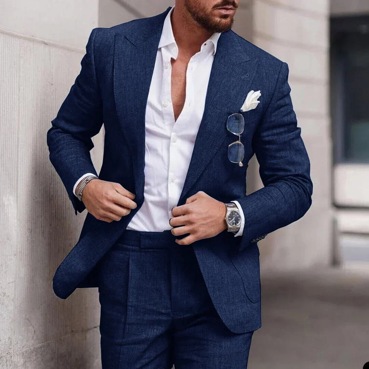 Drune | Einfacher Business Blazer Und Hose Satz Für Herren