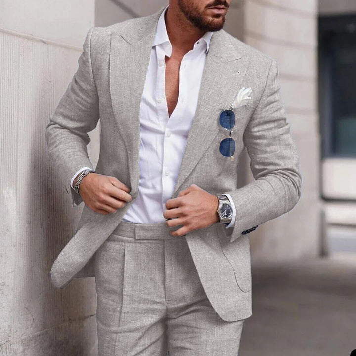 Drune | Einfacher Business Blazer Und Hose Satz Für Herren