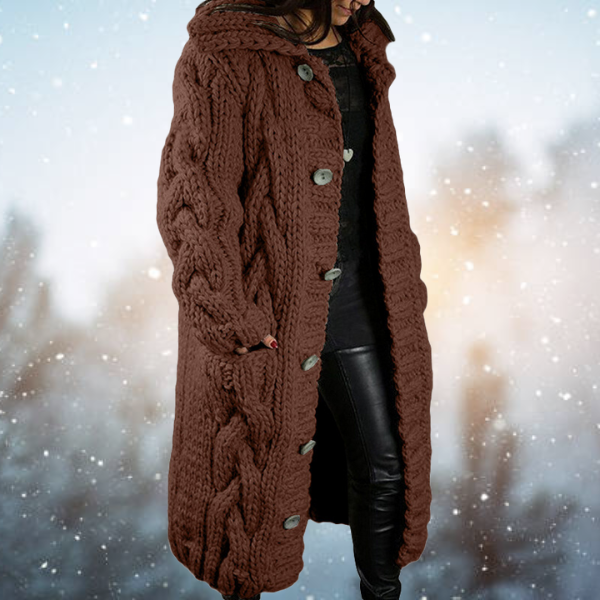 Drune | Strickjacke - Warm gefüttert - Elegantes Winterdesign - Vielseitig kombinierbar