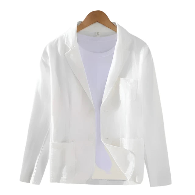 Drune | Lässiger Sommerblazer für Herren mit Knöpfbarem Verschluss