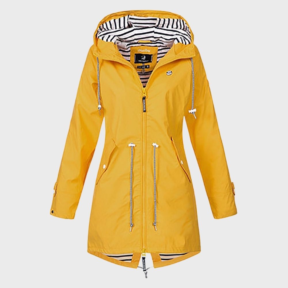 Drune | Damen Frühjahr Tailliertes Regenjacke