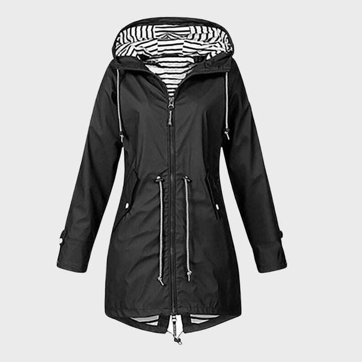 Drune | Damen Frühjahr Tailliertes Regenjacke