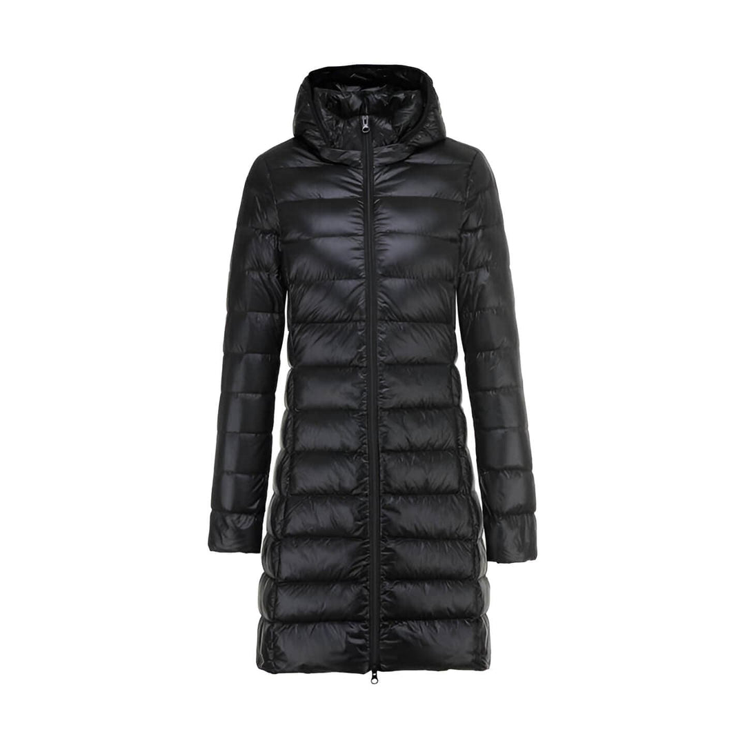 Damenlangjacke mit Kapuze