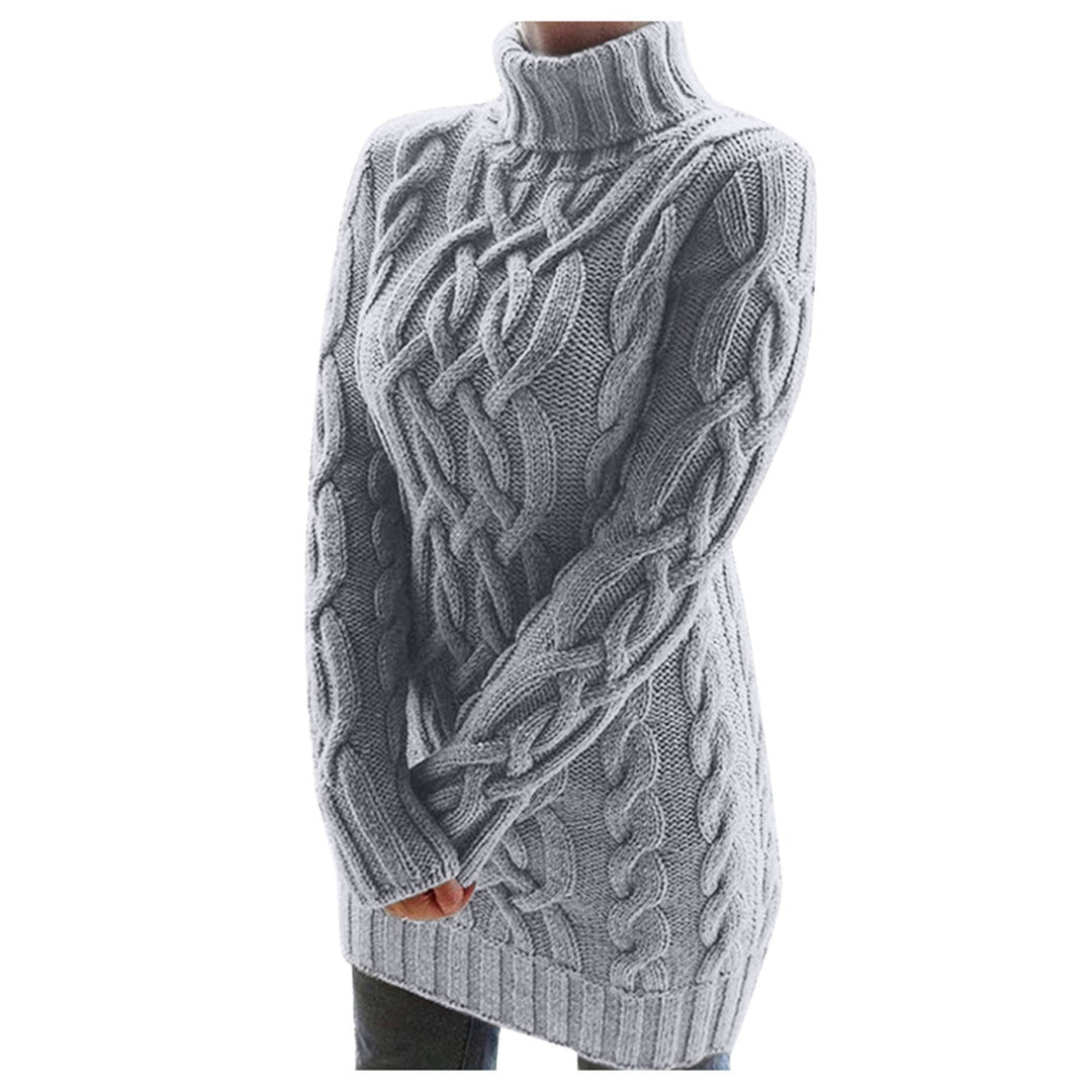 Drune | Strick Rollkragenpullover Kabelstrick Warm und Komfortabel