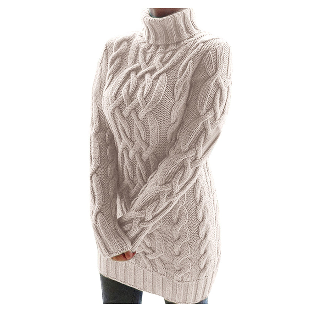 Drune | Strick Rollkragenpullover Kabelstrick Warm und Komfortabel