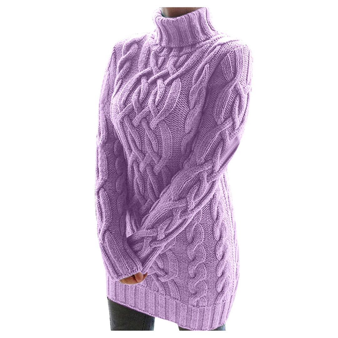 Drune | Strick Rollkragenpullover Kabelstrick Warm und Komfortabel