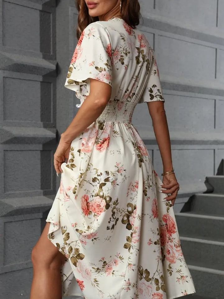 Drune | Elegantes Blumen Kleid Für Frühling Und Sommer