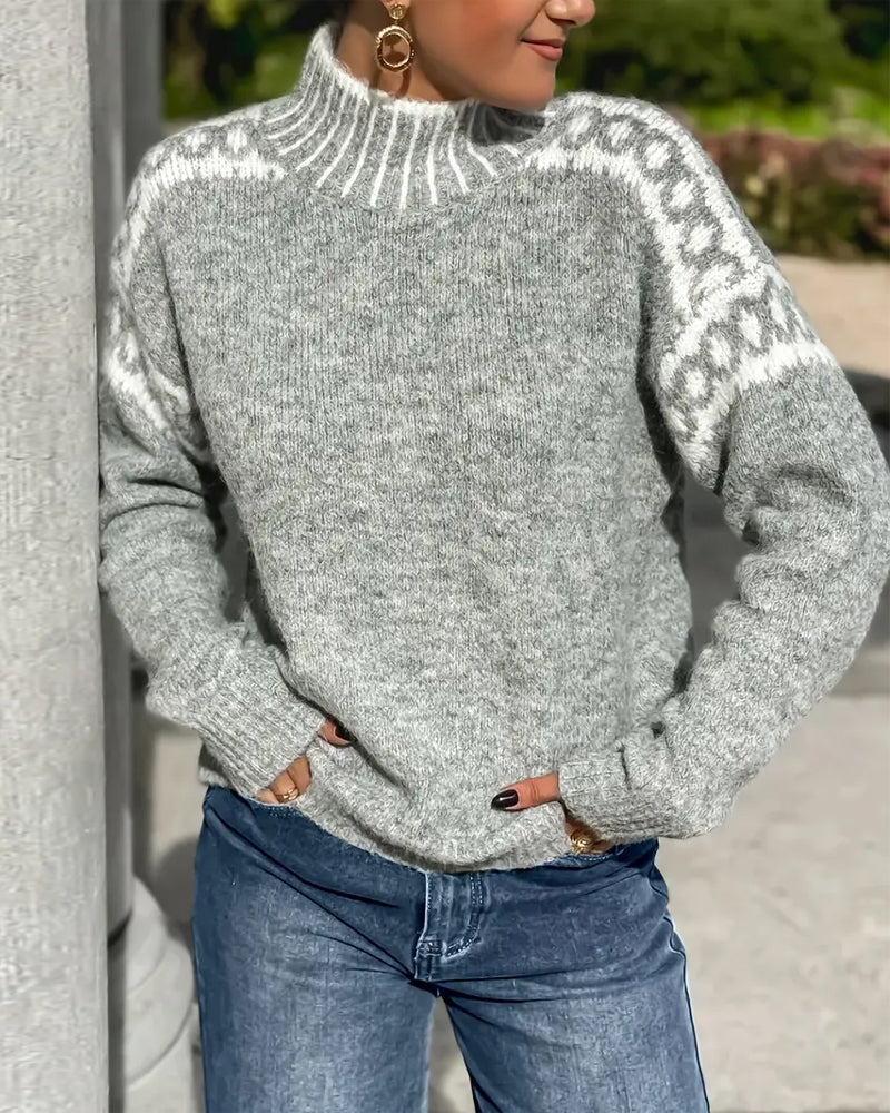 Drune | Signiertes Sweatshirt mit Hohem Kragen