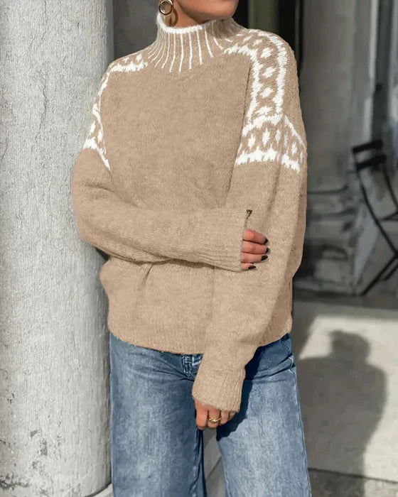 Drune | Signiertes Sweatshirt mit Hohem Kragen