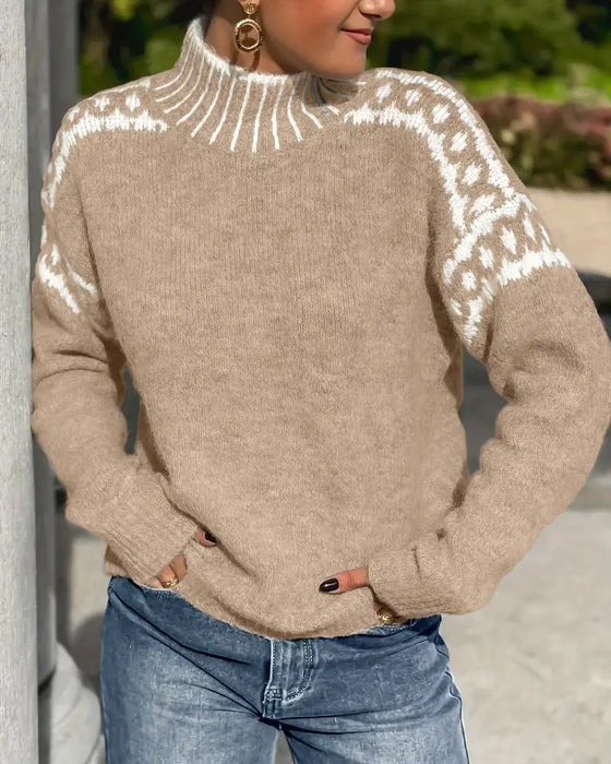 Drune | Signiertes Sweatshirt mit Hohem Kragen
