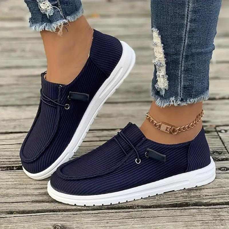 Drune | Loafers, Slip On, Leicht, Damenschuhe, Segeltuchschuhe