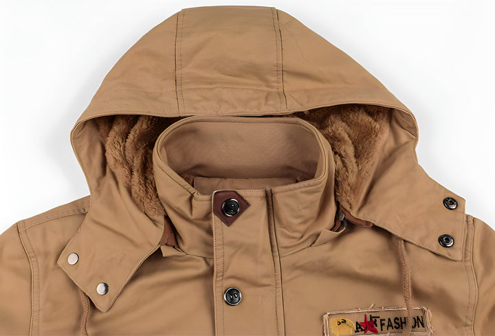 Drune | Wasserdichte Militärjacke Mit Verstellbarem Bund