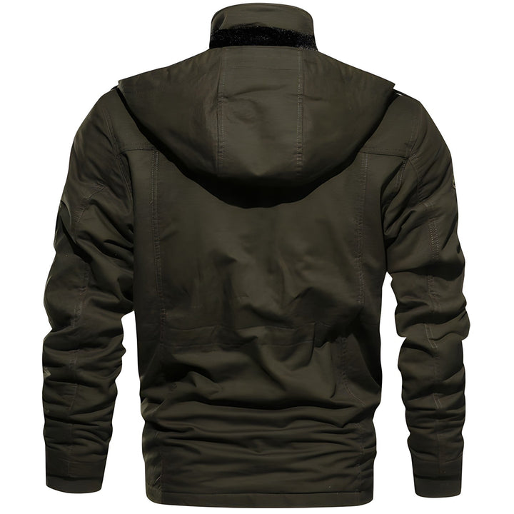 Drune | Wasserdichte Militärjacke Mit Verstellbarem Bund