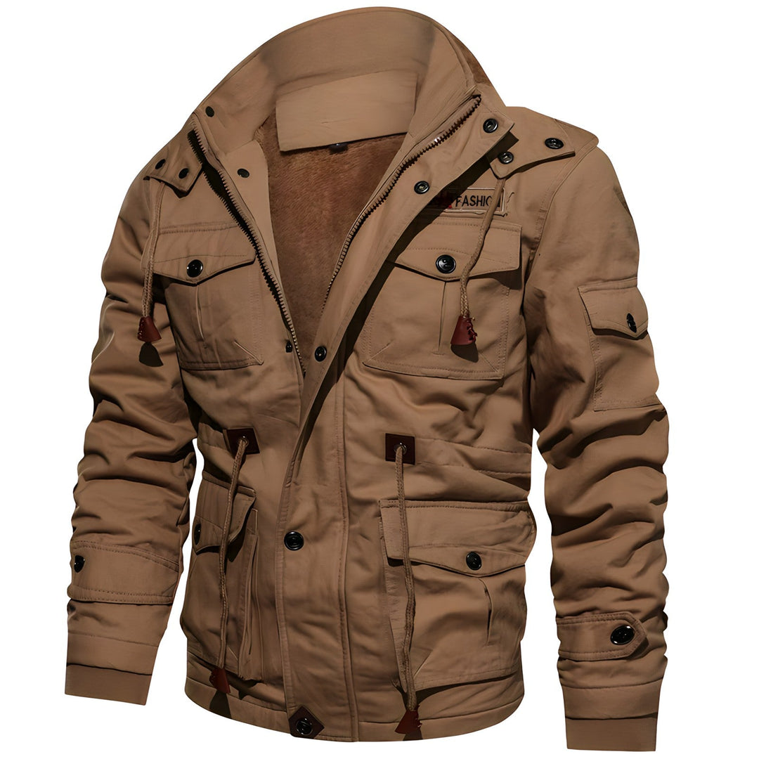 Drune | Wasserdichte Militärjacke Mit Verstellbarem Bund