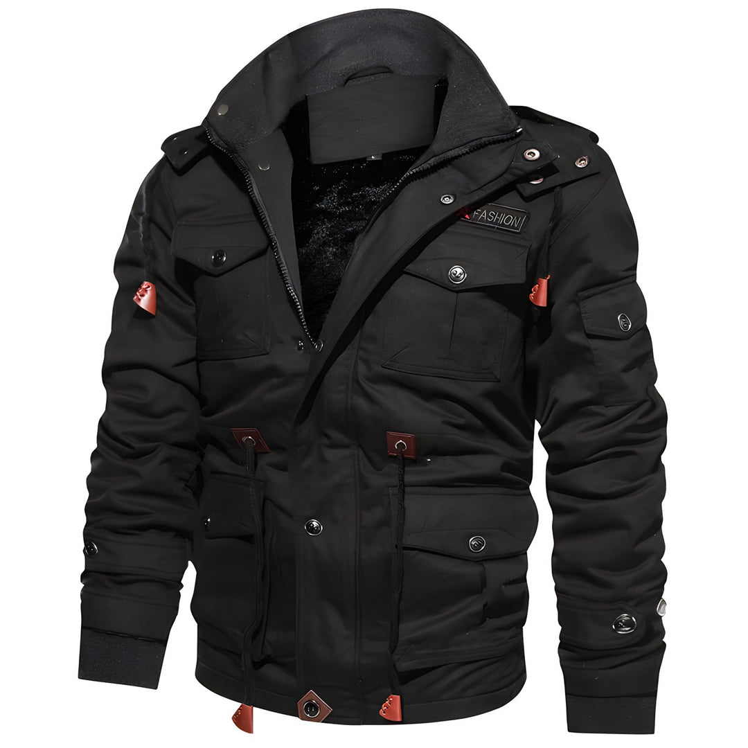 Drune | Wasserdichte Militärjacke Mit Verstellbarem Bund