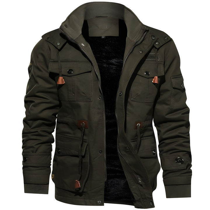 Drune | Wasserdichte Militärjacke Mit Verstellbarem Bund