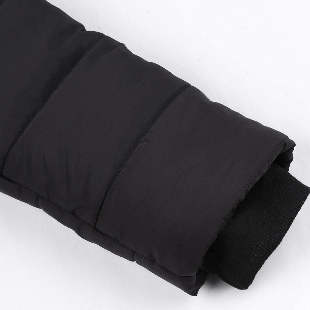 Drune | Langer Wintermantel mit Fleece Futter und Kapuze