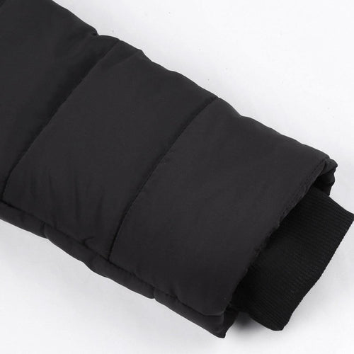 Drune | Langer Wintermantel mit Fleece Futter und Kapuze