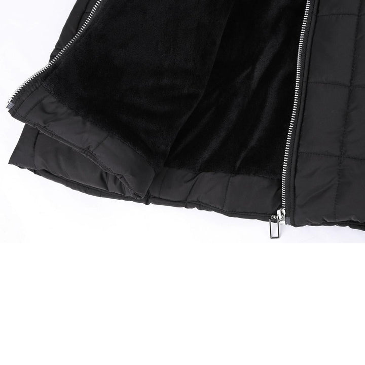 Drune | Langer Wintermantel mit Fleece Futter und Kapuze