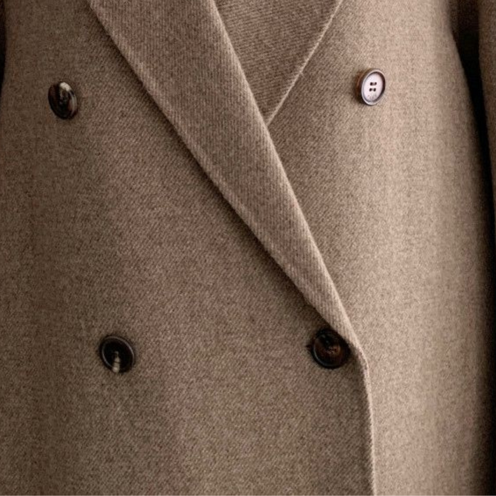 Drune | Lange Oversized Damenmantel Aus Wolle