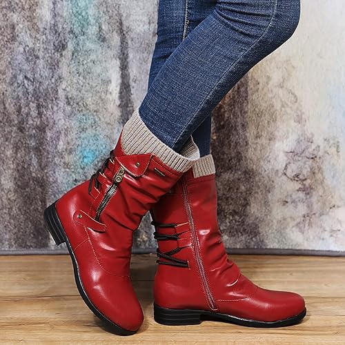 Drune | Lange Wollstiefel für Frauen – Gemütlich & Stilvoll für den Winter