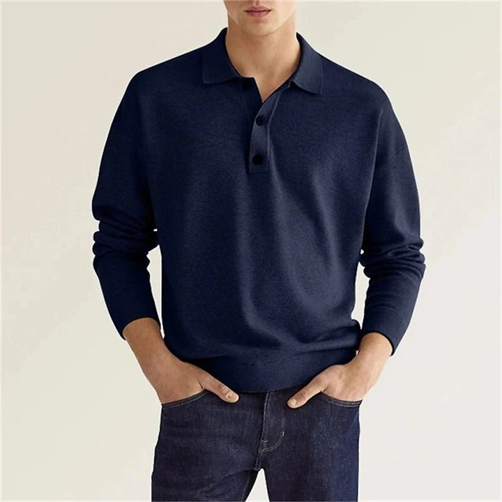 Drune | Langarm-Polohemd für Herren - Modern Fit