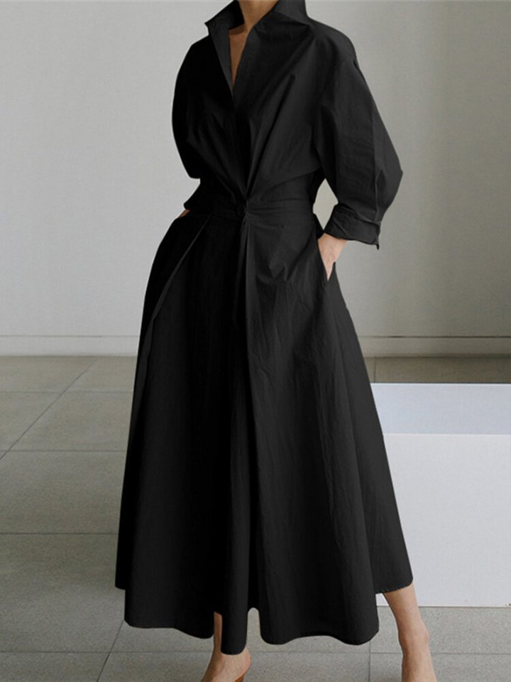 Drune | Langarm Sommerkleid - Modernes Design